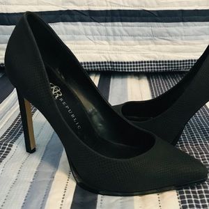 Black high heels